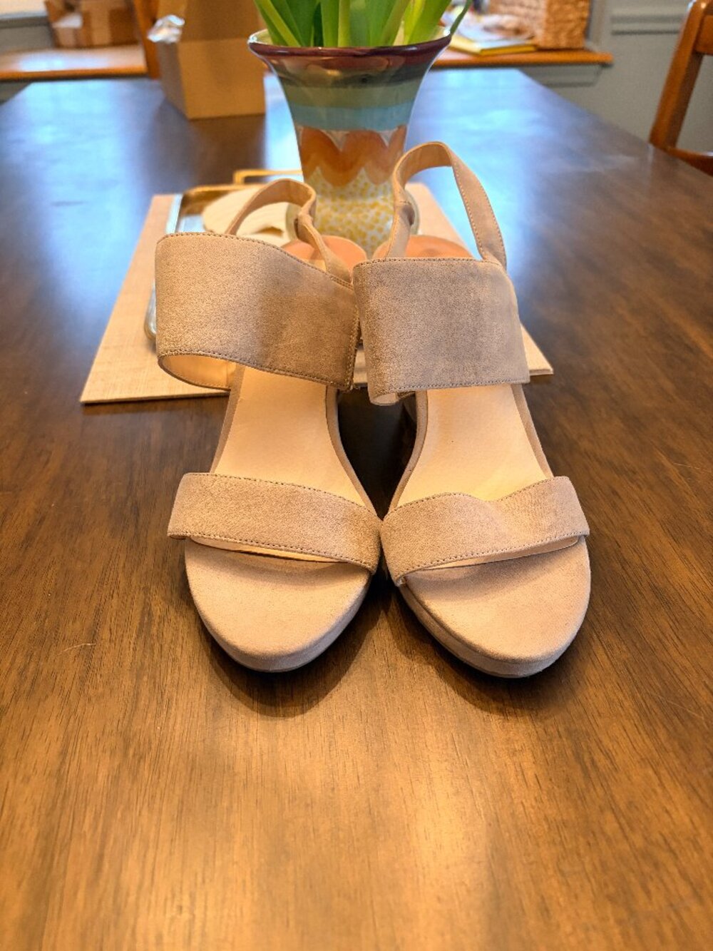 Dolce Vida suede wedge sandal